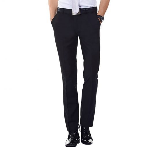 Men's Elegant Navy Blue Pants - Men Kingdom