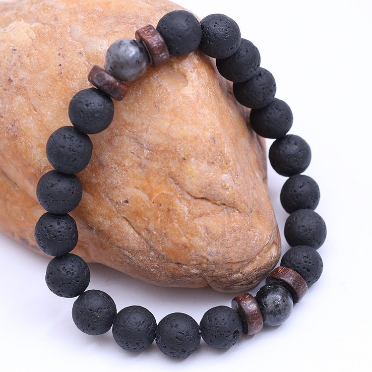 Men's Natural Moonstone Beaded Bracelets