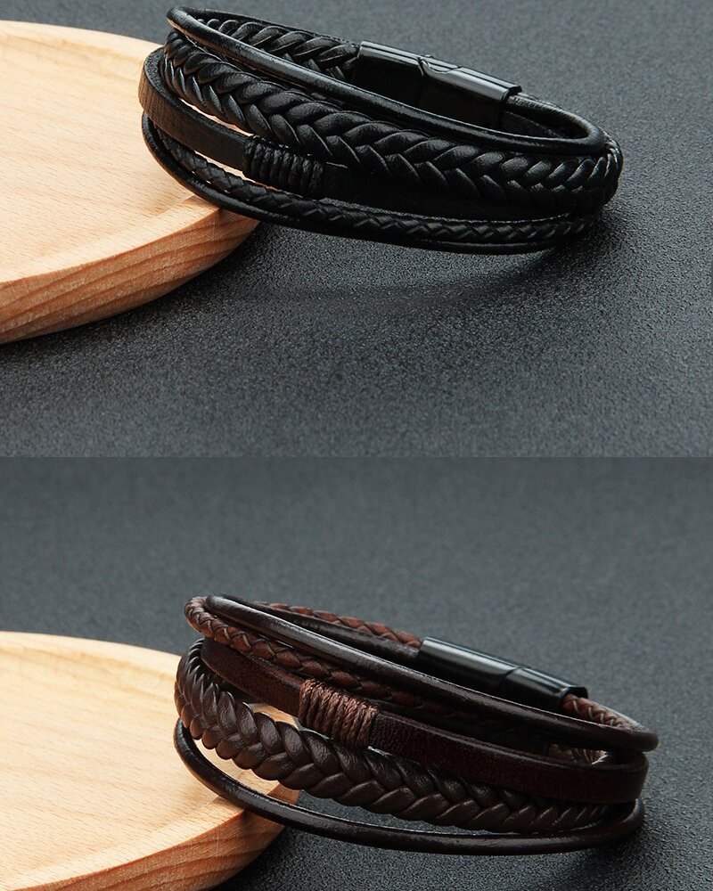 Men's Leather Bracelet